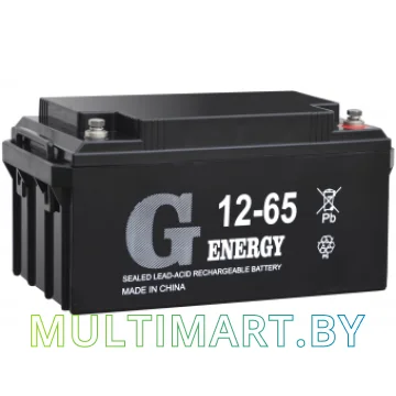 Аккумулятор для ИБП G-Energy 12-65 (12В/65 А·ч)
